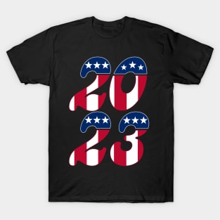 New Years 2023 70s Disco American Rocker Vibes T-Shirt